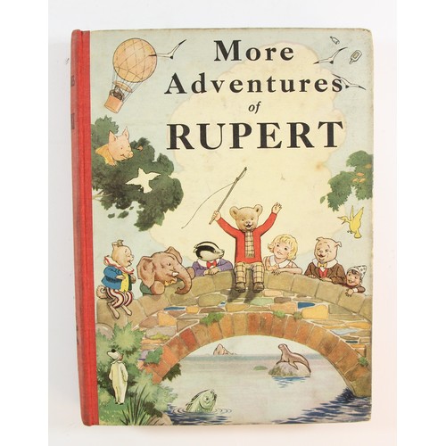 205 - More Adventures of Rupert, Daily Express Publications 1937, slightly dusty, internally clean, with 2... 