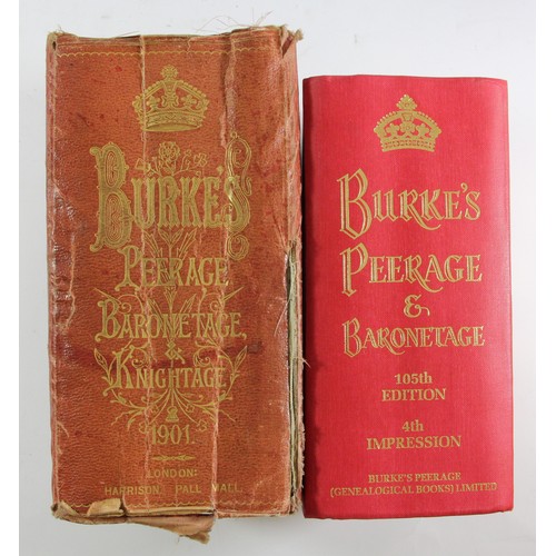 206 - Sir Bernard Burke, A Genealogical & Heraldic Dictionary of the Peerage & Baronetage 63rd edition. Lo... 