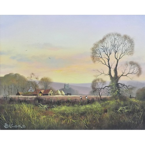 257 - WITHDRAWN
Peter Cosslett (b.1927), Landscape, oil on canvas, signed and dated '88 lower left hand co... 