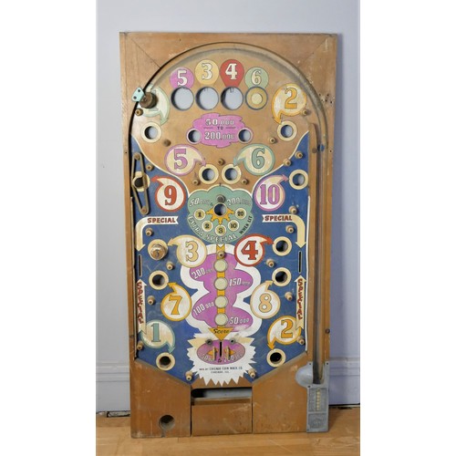 299 - 50,000 - 200,000 by Chicago Coin Machine Manufacturing Co, USA (1932-1977), c.1940/50, a hand painte... 