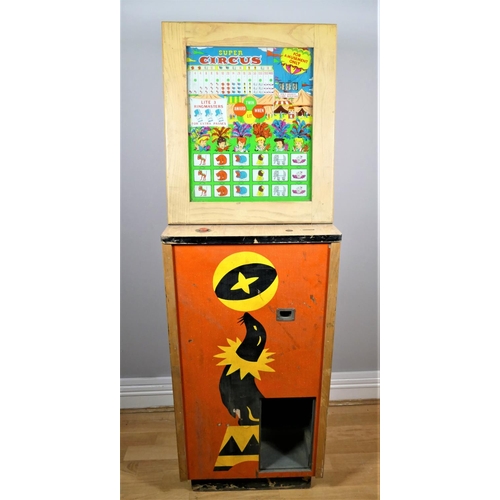 315 - Super Circus by Auto Bell Novelty, USA, an electric slot machine, c. 1960, 144 x 47 x 42cm