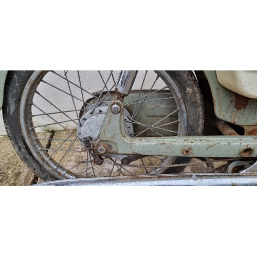 226 - 1965 Suzuki MD, M15/M15D moped, 49cc. Registration number MVX 4C. Frame number 200527. Engine number... 