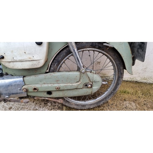 226 - 1965 Suzuki MD, M15/M15D moped, 49cc. Registration number MVX 4C. Frame number 200527. Engine number... 