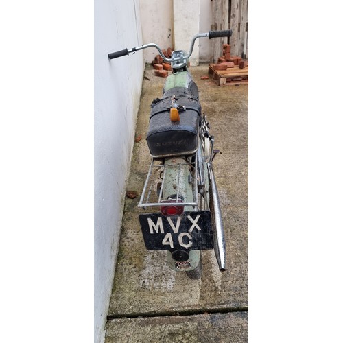 226 - 1965 Suzuki MD, M15/M15D moped, 49cc. Registration number MVX 4C. Frame number 200527. Engine number... 