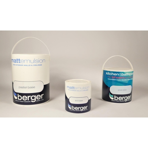 59 - Approximately 49 tins of Berger paint, mainly consisting of emulsion, various colours to including s... 