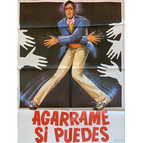 412 - Agarrame Si Puedes (1984) 'Retenez Moi...Ou Je Fais Un Malheur' Argentinian film poster, starring Je... 