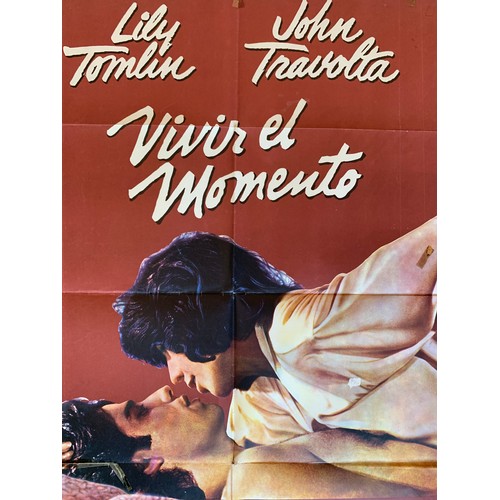 445 - Vivis El Momento (1979) 'Moment By Moment' Argentinian film poster, staring John Travolta and Lily T... 