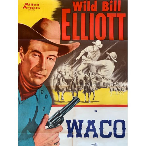 452 - Waco (1952) US film poster, staring Wild Bill Elliott, 74cm x 110cm