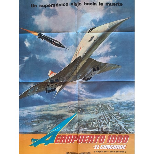 463 - Aeropuerto 1980 - El Concorde (1980) 'Airport 1980 - Concorde' Argentinian film poster, staring Susa... 