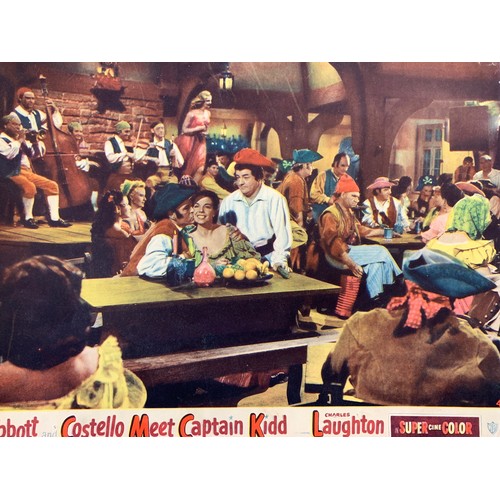 469 - Contra El Captain Kidd (1952) 'Abbott and Costello Meet Captain Kid' Argentinian film poster, starin... 