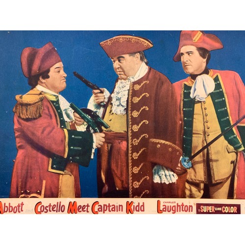 469 - Contra El Captain Kidd (1952) 'Abbott and Costello Meet Captain Kid' Argentinian film poster, starin... 