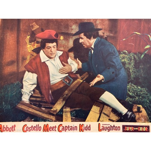 469 - Contra El Captain Kidd (1952) 'Abbott and Costello Meet Captain Kid' Argentinian film poster, starin... 