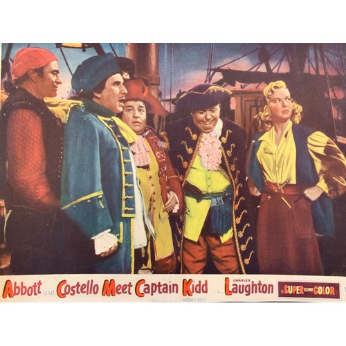 469 - Contra El Captain Kidd (1952) 'Abbott and Costello Meet Captain Kid' Argentinian film poster, starin... 