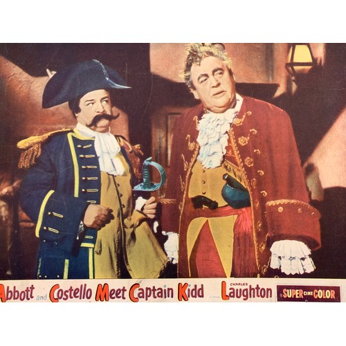 469 - Contra El Captain Kidd (1952) 'Abbott and Costello Meet Captain Kid' Argentinian film poster, starin... 