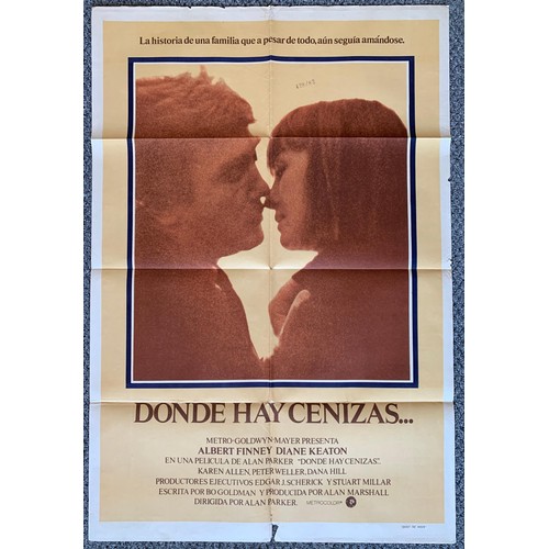 402 - Donde Hay Cenizas (1982) 'Shoot The Moon' Argentinian film poster, starring Albert Finney and Diane ... 