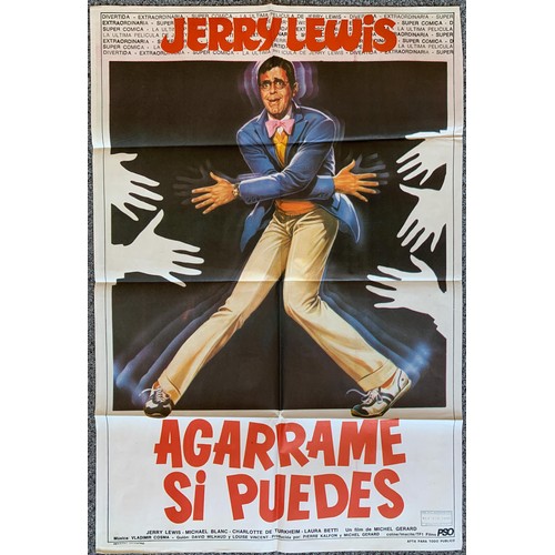 412 - Agarrame Si Puedes (1984) 'Retenez Moi...Ou Je Fais Un Malheur' Argentinian film poster, starring Je... 