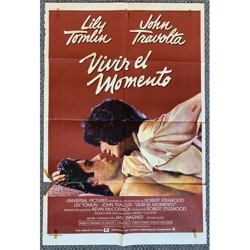 445 - Vivis El Momento (1979) 'Moment By Moment' Argentinian film poster, staring John Travolta and Lily T... 