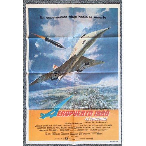 463 - Aeropuerto 1980 - El Concorde (1980) 'Airport 1980 - Concorde' Argentinian film poster, staring Susa... 