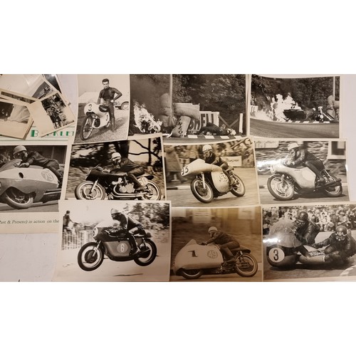 17 - An interesting collection of personal film and photographs taken at the 1955 and 1962 TT races, to i... 