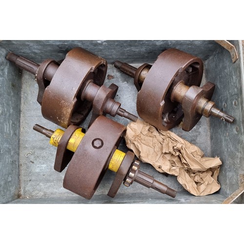 204 - 3 x BSA A7/A10 crankshafts.