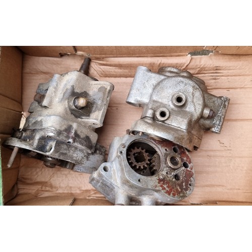 210 - 3 x Triumph gearboxes and gears (2)