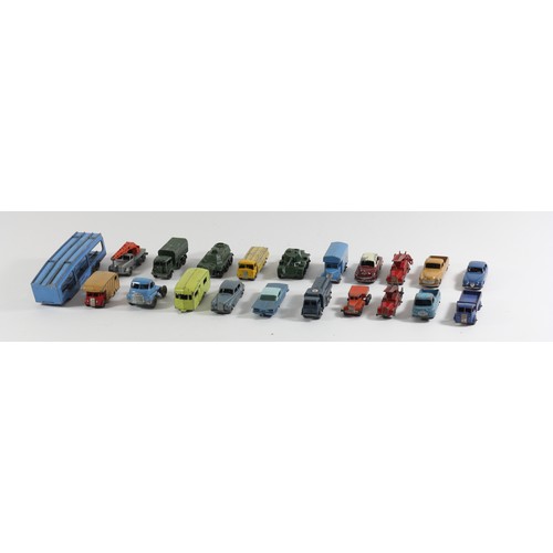 69 - Twenty Lesney die-cast vehicles, including a Dennis Fire Engine, Berkeley Caviller and Marshall Hors... 