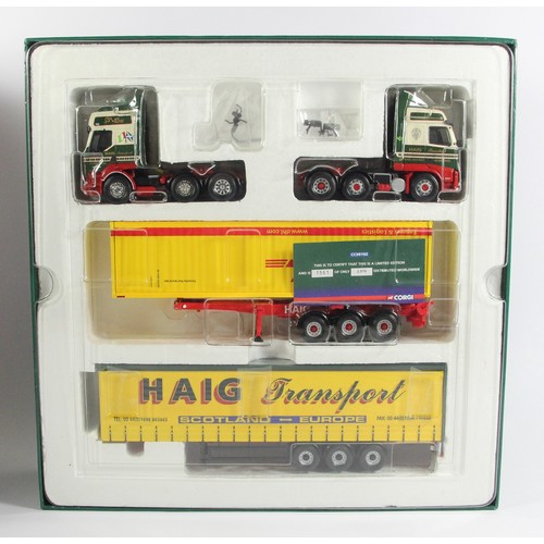 76 - A Corgi Haig transport box set (CC99192) limited edition, 1561 of 2012, including certificate, origi... 