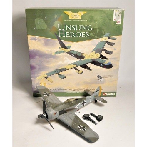 82 - A Corgi 'unsung heroes' Boeing B-52D Diamond Lil (AA335020), original box, together with a similar d... 