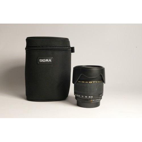 107 - A Tamron AF 28-300mm F/3.5-6.3 XR Di LD Aspherical (IF) zoom lens, Nikon fit, rear cap and lens hood... 