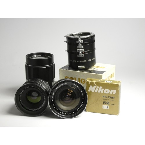 NIKOMAT EL Black/Nikkor-H Auto 50/F2#109-