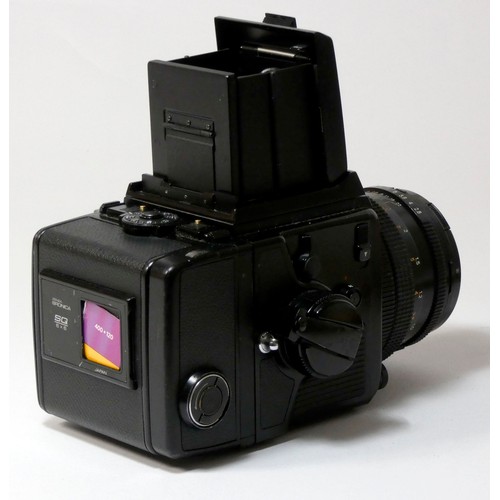 115 - A Bronica SQ-Ai medium format film camera (serial number of body - 1523872), with winding crank, wai... 