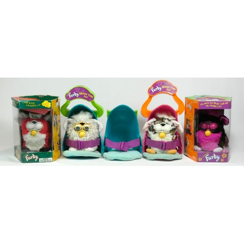 180 - Two boxed Classic Furbies robotic toys (including limited edition Christmas 1999), c.1998, both with... 