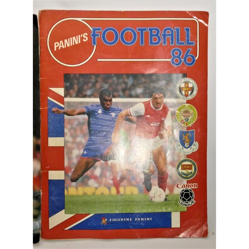 194 - A Panini Football 87 sticker album, complete, together with a Panini Football 86 sticker album, comp... 