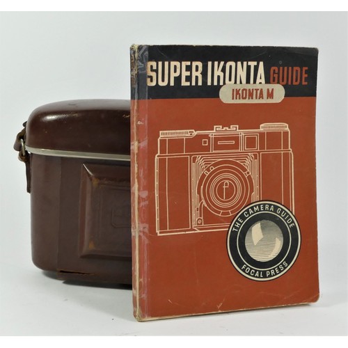 119 - A Zeiss Ikon Super Ikonta III CRF camera, tessar lens, cased and manual, a Zeiss Ikon Contina 522/24... 