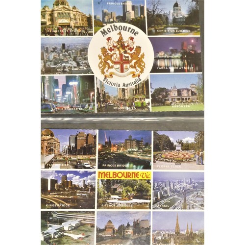 254 - A collection of postcards, mainly of European, American and Asian cities, also including comic and m... 