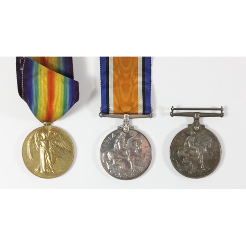 277 - WWI, three medals, War awarded to 2nd Lt H Clark, 46465 Corp G Homer, RAF, Victory awarded to R- 273... 