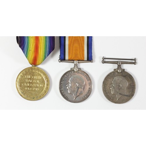 277 - WWI, three medals, War awarded to 2nd Lt H Clark, 46465 Corp G Homer, RAF, Victory awarded to R- 273... 