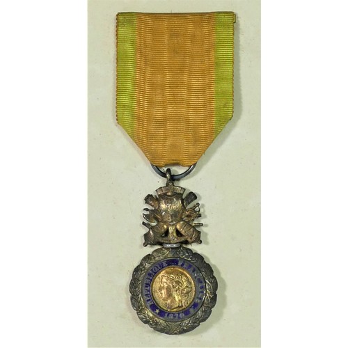 296 - Medaille Militaire, Republic Francaise, awarded to Pierre Brujusson, 30th May 1933 with citation, mo... 