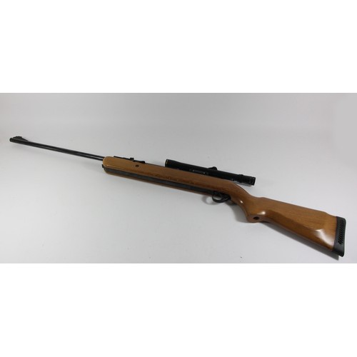 314 - A BSA .22 calibre air rifle, with BSA 4x20 sight, soft case