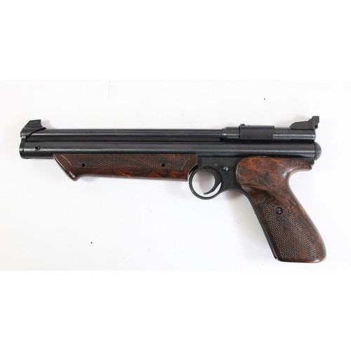 315 - A Crosman Model 1300 Medalist II .22 pump action air pistol, serial number 607621, box