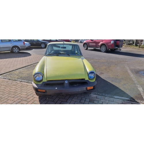 405 - c.1977 MGB GT, 1800cc. Registration number unknown. Chassis number G23D 085281 (see text). Engine nu... 