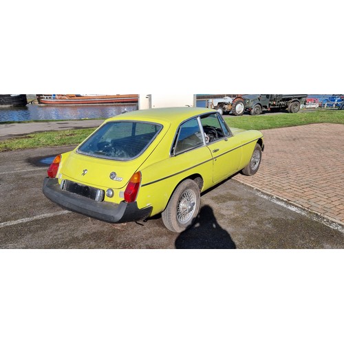 405 - c.1977 MGB GT, 1800cc. Registration number unknown. Chassis number G23D 085281 (see text). Engine nu... 