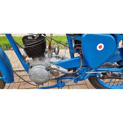 517 - 1957 BSA Bantam Major D3, 150cc. Registration number YKP 146. Frame number CD3 8175. Engine number D... 