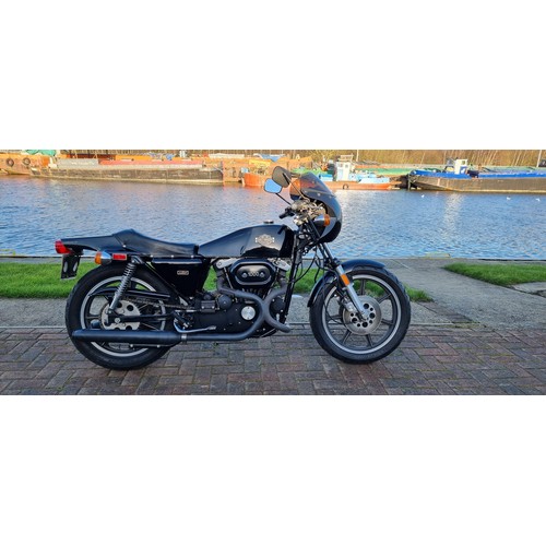 581 - 1977 Harley Davidson XLCR1000, 998cc. Registration number DFC 993R. Frame number 7F01040H7. Engine n... 