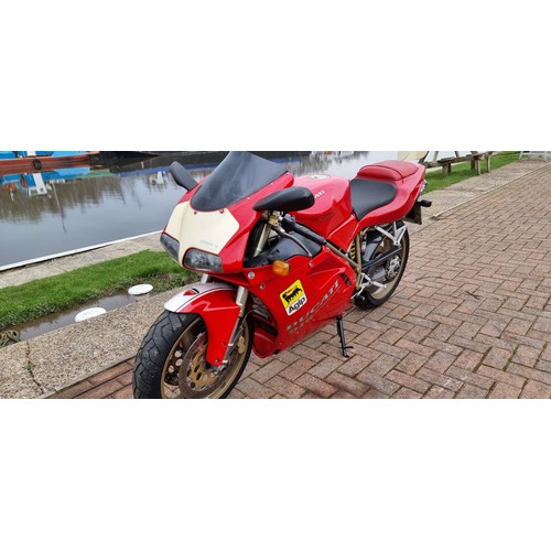 585 - 1997 Ducati 916, 916cc. Registration number P691 DNT. Frame number ZDM916S 008670. Engine number 009... 