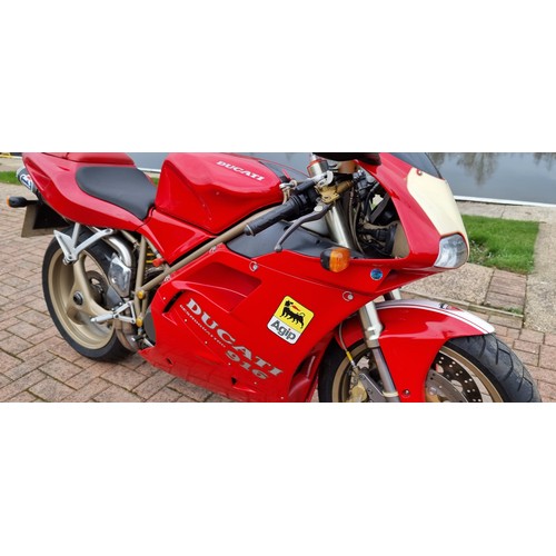 585 - 1997 Ducati 916, 916cc. Registration number P691 DNT. Frame number ZDM916S 008670. Engine number 009... 