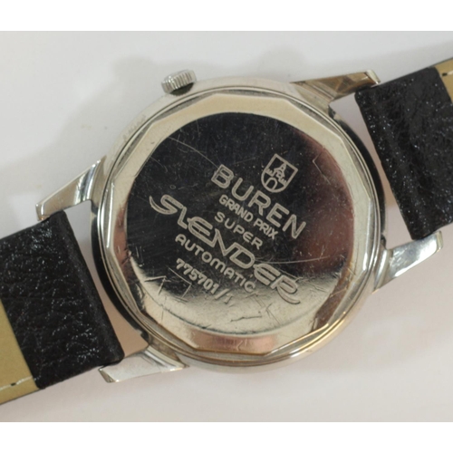 BUREN grnd prix 現状稼働品　super slender 自動巻き BUREN GRAND PRIX SUPER SLENDER Automatic 現状稼働 Buren Grand Prix
