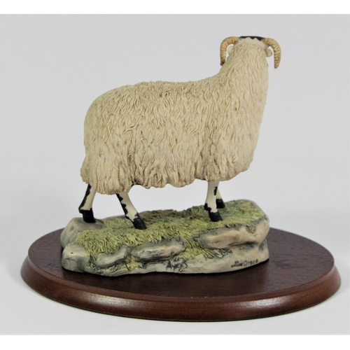 Border Fine Arts, King of the Castle (Black-faced Ewe and Lambs