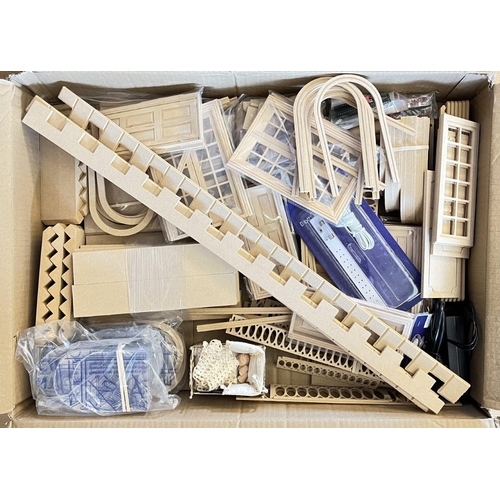 A substantial dolls house of 'Ashcroft Hall' made by The Dolls House