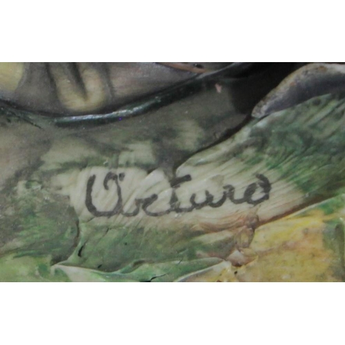 A collection of six Capodimonte bisque figurines to include, a